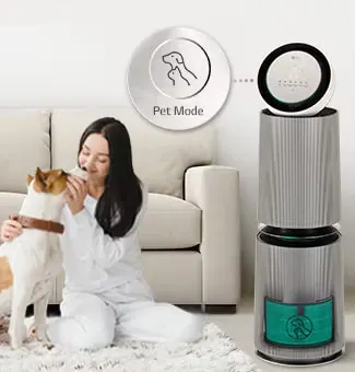 تصفیه هوا ال‌جی LG PuriCare™ 360˚ Alpha PET (مدل AS10GDBY0)